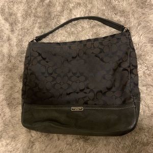 Coach tote shoulder bag. 14”x12.5”